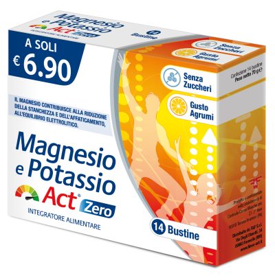 MAGNESIO POTASSIO ACT ZERO BY 14 SACHETS