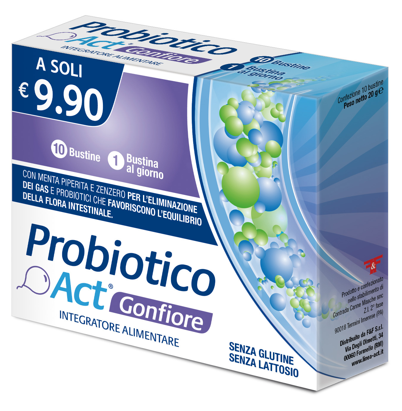 PROBIOTICO ACT GONFIORE X10 SACHETS