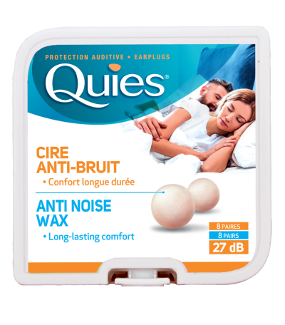 QUIES ANTI NOISE WAX BY 8 PAIRS - 27dB
