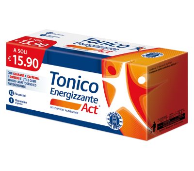 TONICO ENERGIZZANTE ACT BY 12 VIALS