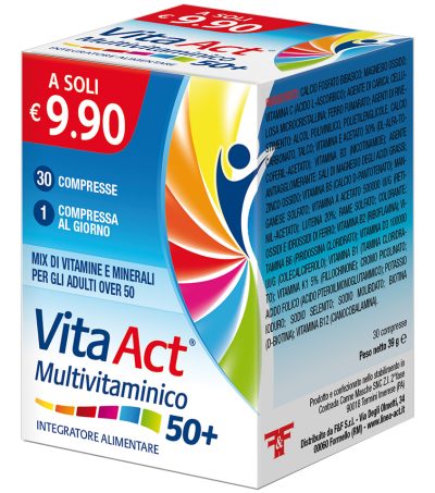 VITA ACT MULTIVITAMINICO 50+ BY 30 CAPS
