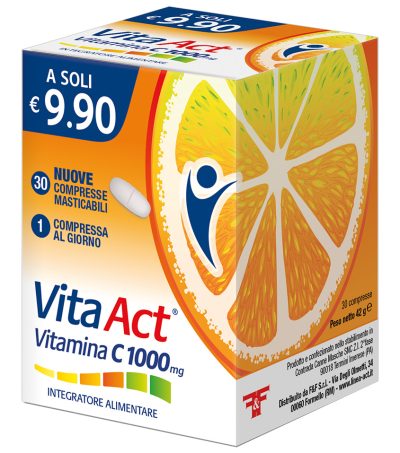 VITA ACT VITAMINA C 1000MG BY 30 CAPS