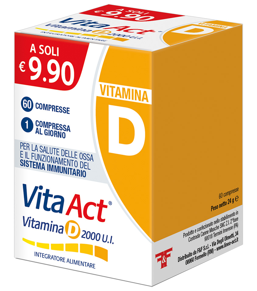 VITA ACT VITAMINA D 2000 U.I. BY 60 CAPS