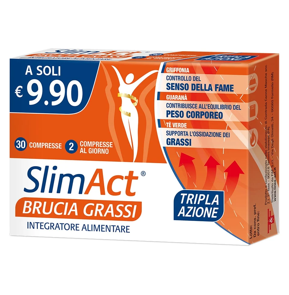 SLIM ACT BRUCIA GRASSI BY 30 CAPS
