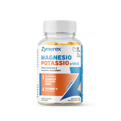 ZYMEREX MAGNESIO POTASSIO & VITAMINA B BY 60 GUMMIES