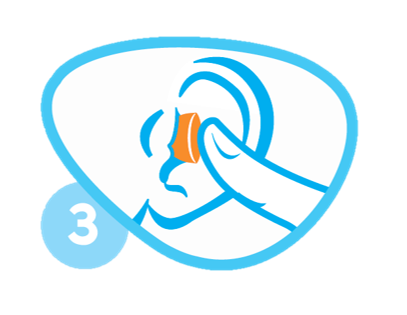 QUIES FOAM BY 3 PAIRS - BRIGHT COLOURS - 35dB